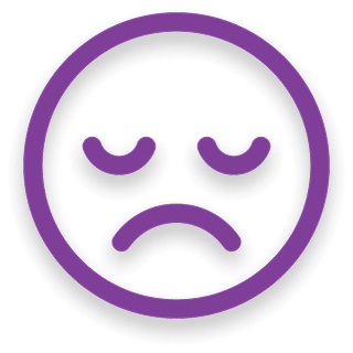 icon suggestive of depression