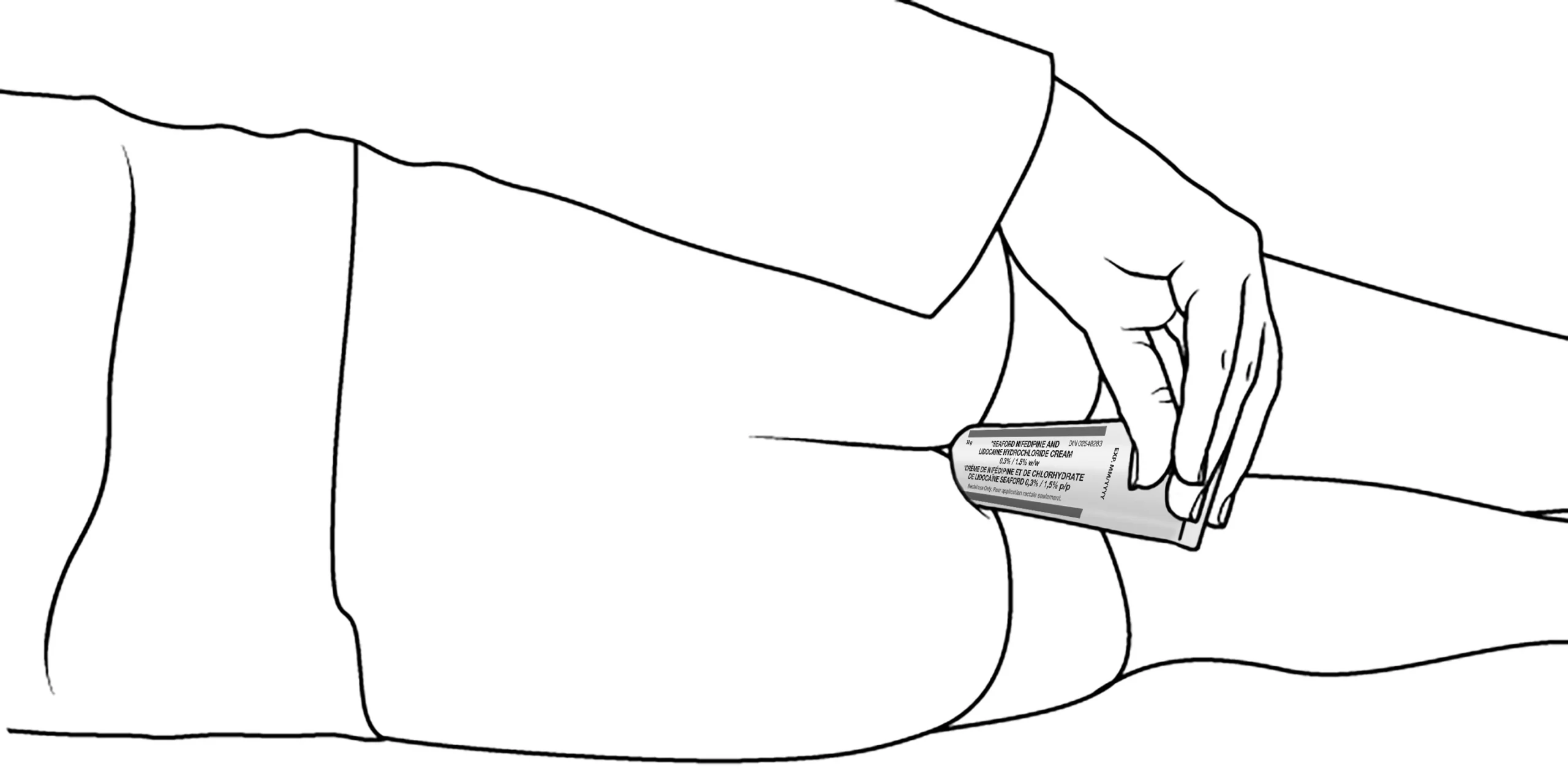 reach round to administer the dose